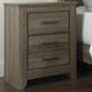 Ashley Zelen 5 Piece Queen Bedroom Set in Warm Gray, , large