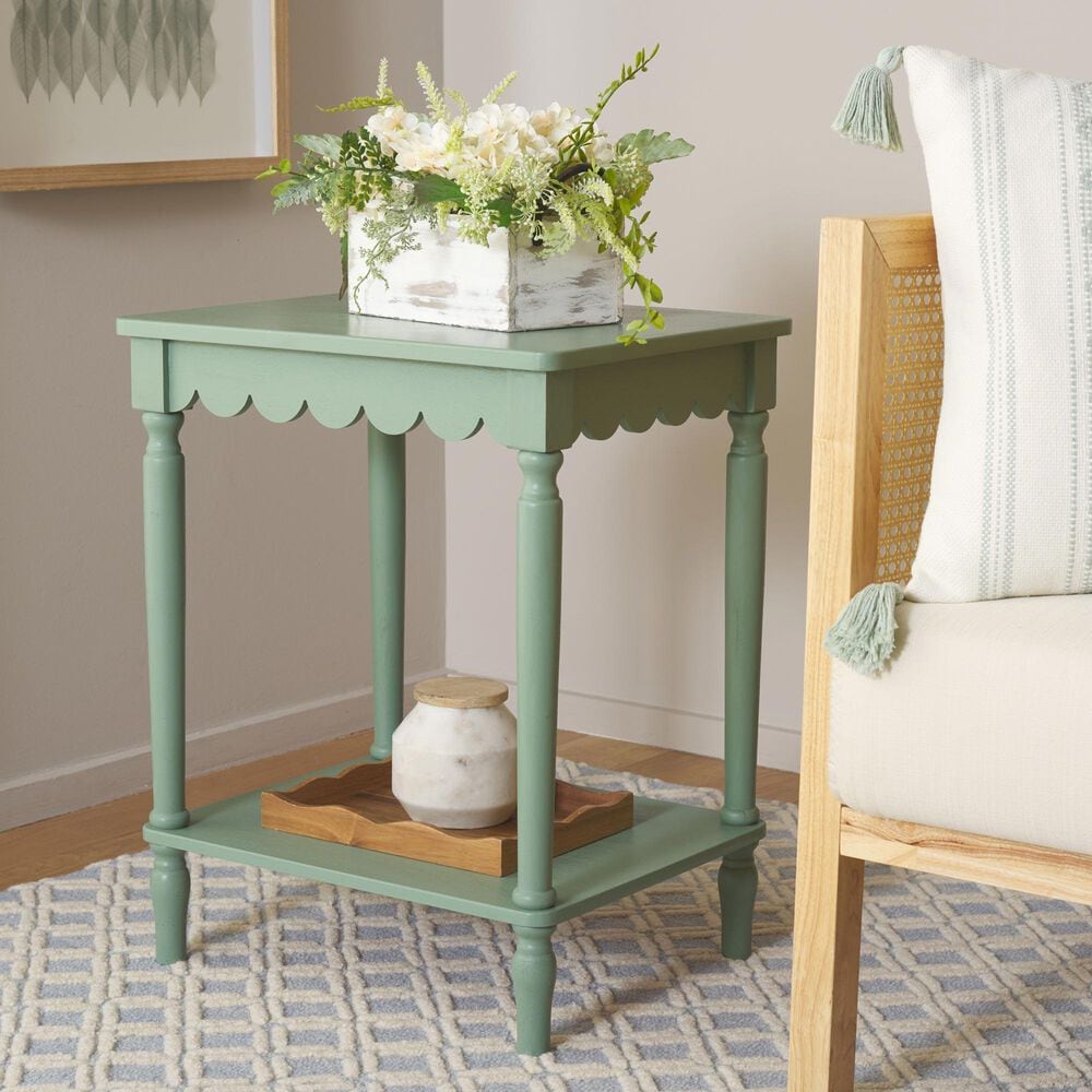 Safavieh Haven End Table in Sage Green, , large