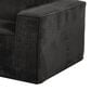 Furniture of America Facil 2-Piece Modular Track Arm Loveseat in Black, , large
