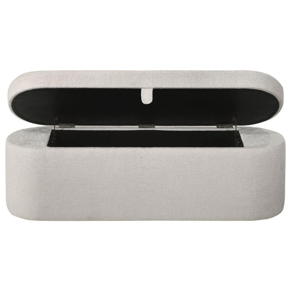 Crown Mark Philipa Storage Bench in Oatmeal, , large