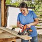 Black & Decker 20V Max Powerconnect 5.5" Cordless Circular Saw Tool in Black and Orange, , large