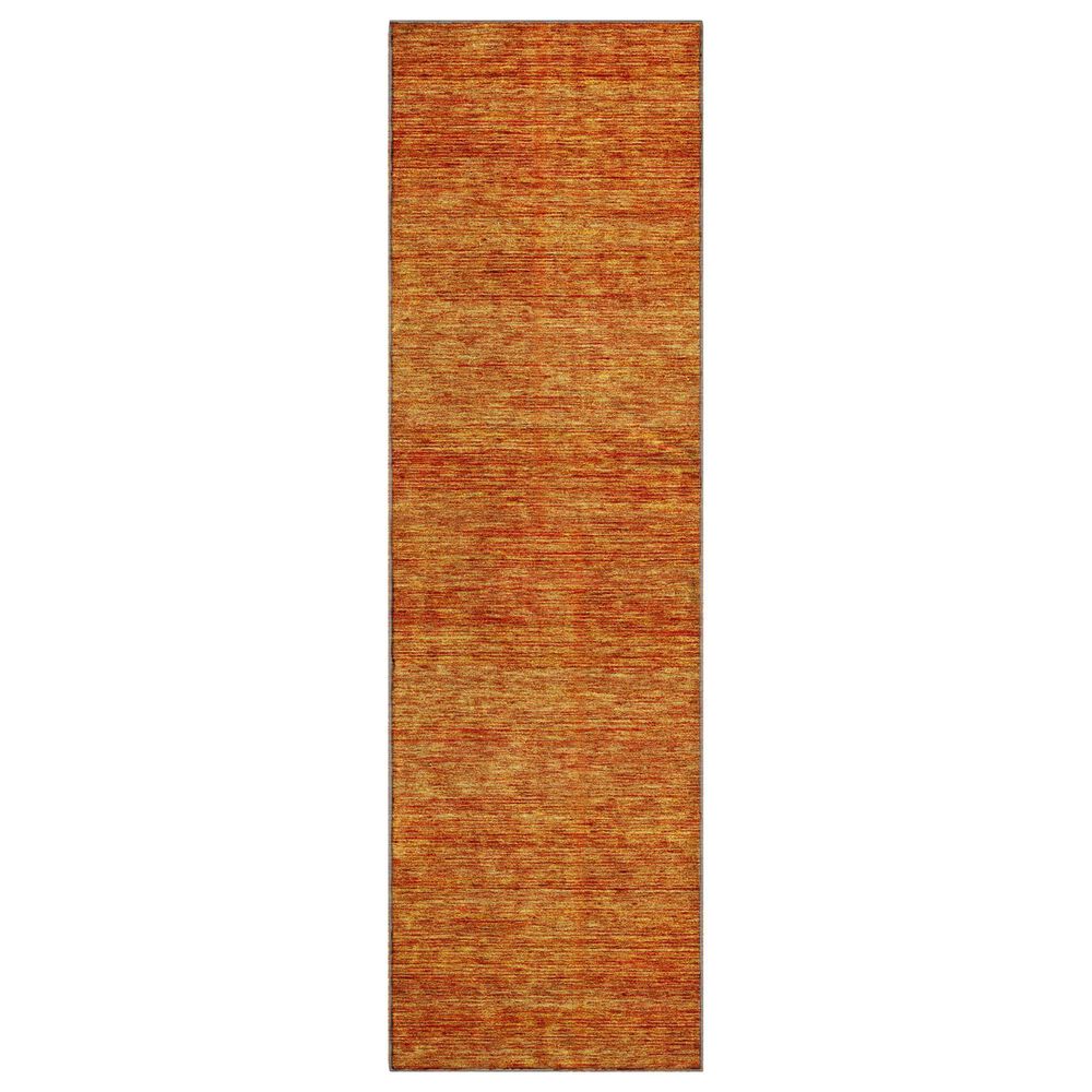 Dalyn Rug Company Soft Essentials Solid Orange 2"3" x 7"6" Indoor/Outdoor Runner, , large