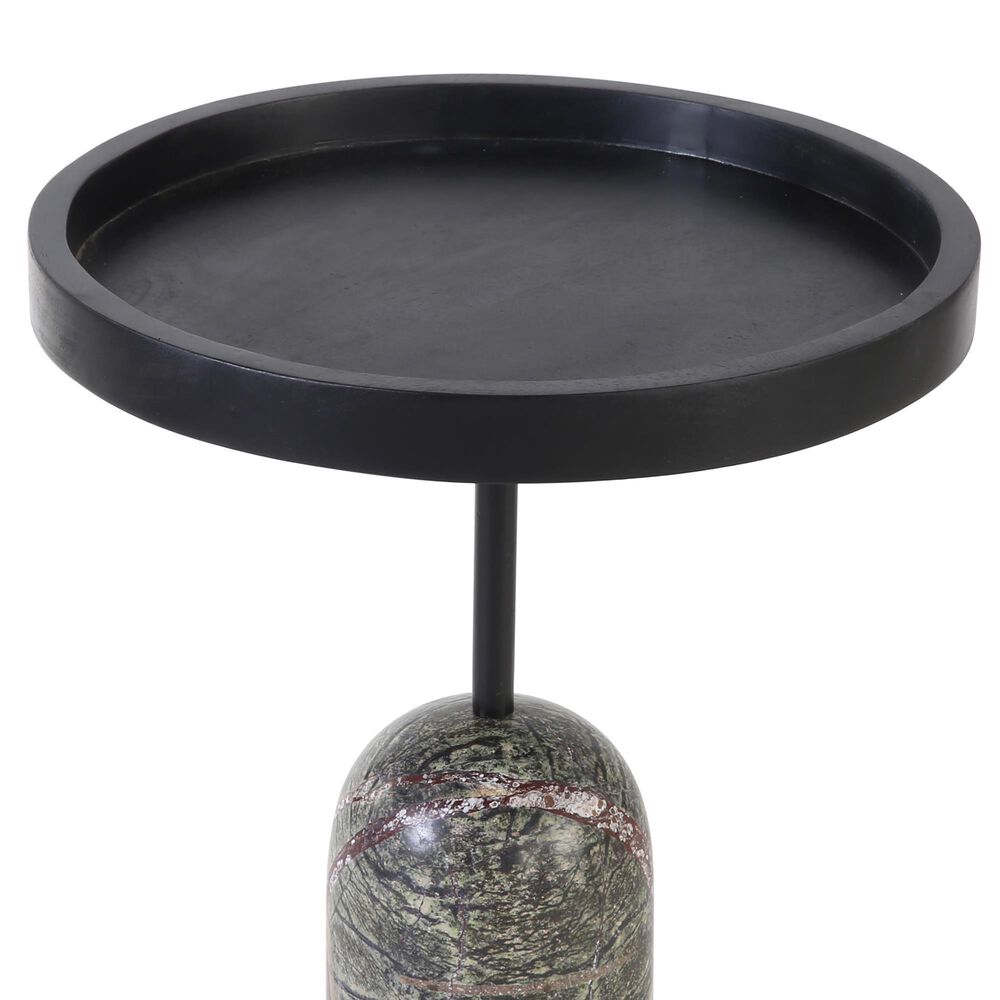 Blue Sun Designs Saul Side Table in Black and Green, , large