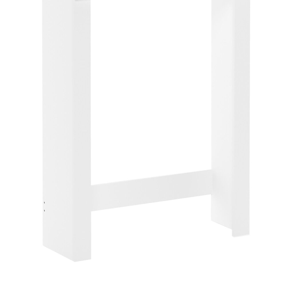 HOMLUX 63" Over the Toilet Storage Cabinet with 3 Open Shelve and Reinforced Leg in White, , large