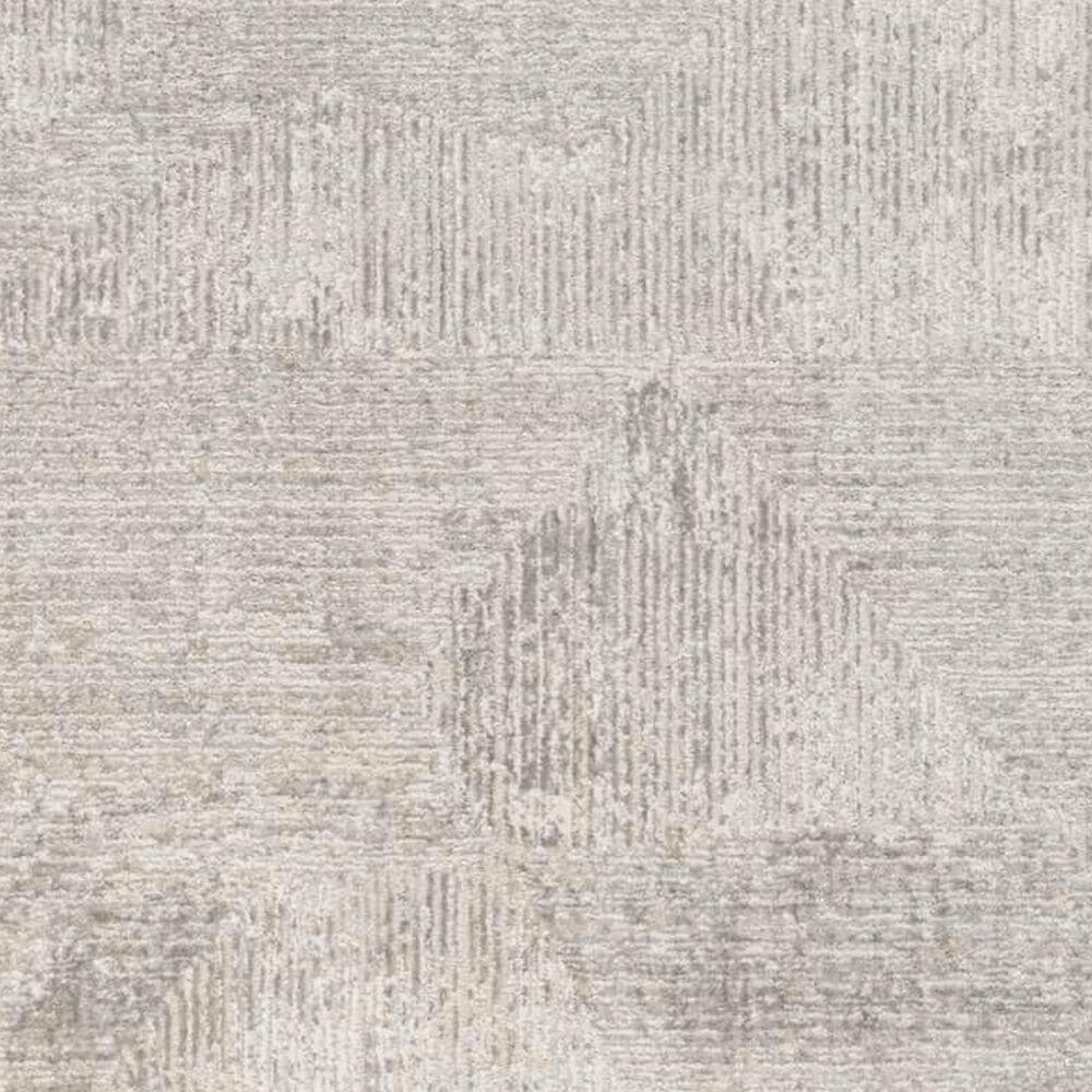 Nourison Irradiant 5&#39;3&quot; x 7&#39;3&quot; Silver Area Rug, , large