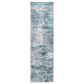 Kas Oriental Rugs Roxy Genesis 2" x 7" Blue and Grey Runner, , large