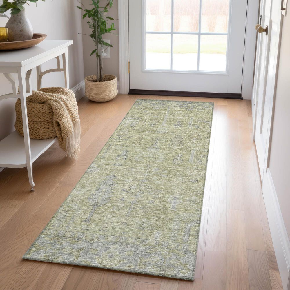 Dalyn Rug Company Solace SL11 2&#39;3&quot; x 7&#39;6&quot; Aloe Runner, , large
