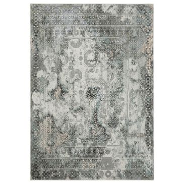 Oriental Weavers Gemini Buried Treasures 6"7" x 9"6" Grey Area Rug, , large