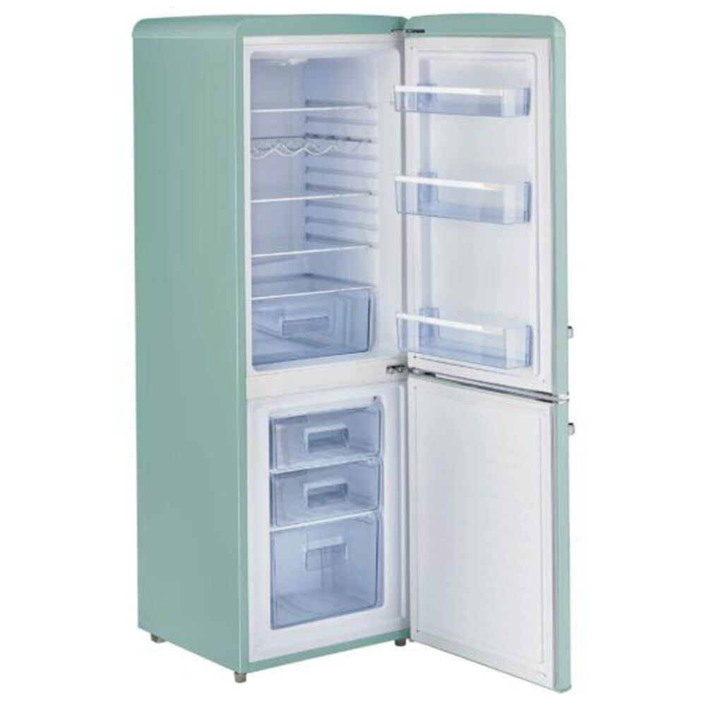 Unique Appliances Classic Retro 7 Cu. Ft. Bottom Freezer Refrigerator in Ocean Mist Turquoise, , large
