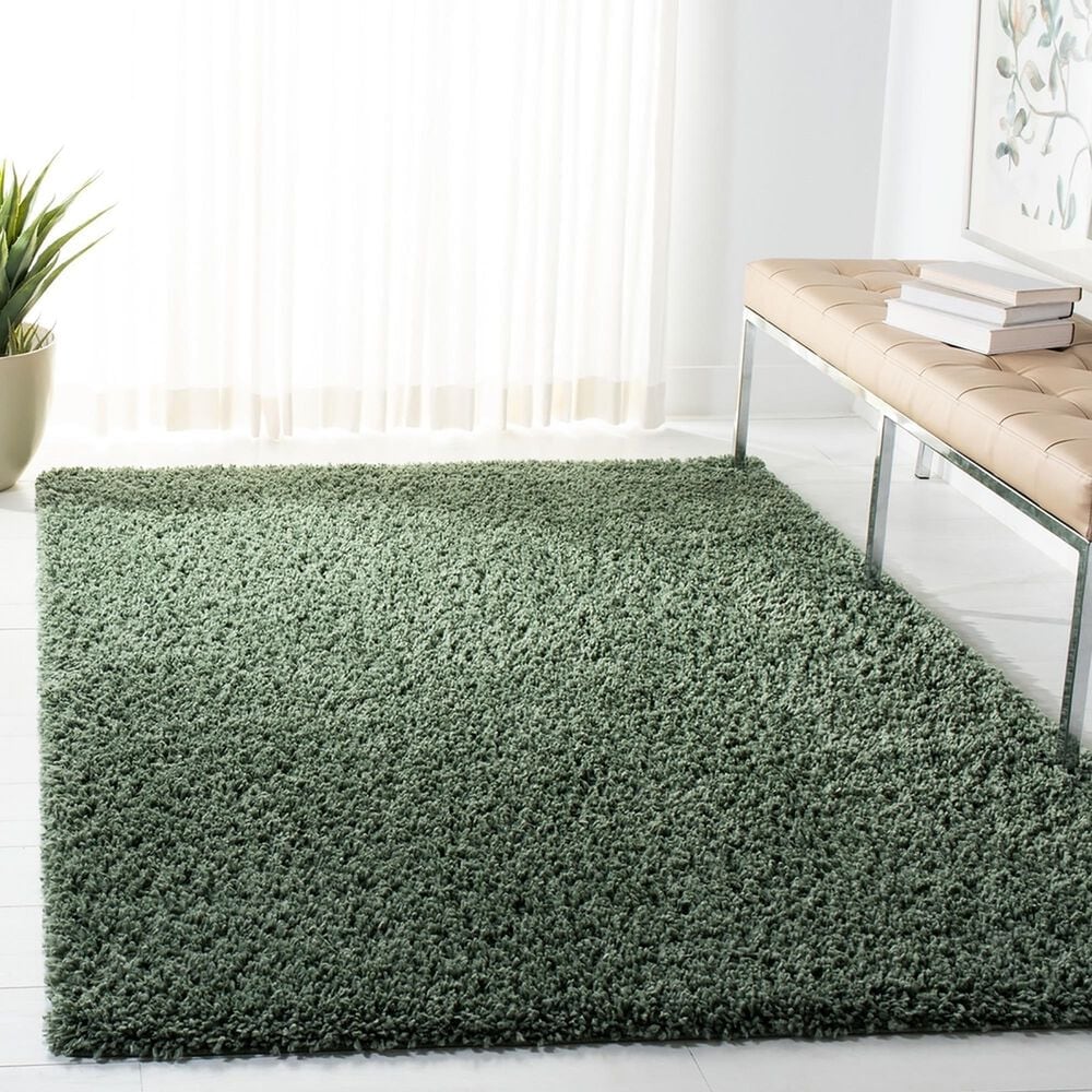 Safavieh August Shag 4&#39; x 6&#39; Green Area Rug, , large