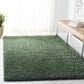 Safavieh August Shag 4" x 6" Green Area Rug, , large