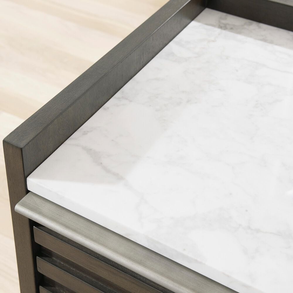 Ashley Arkenton 2-Drawer Nightstand in Grayish Brown and White, , large