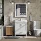 Lexora Home Jacques 30" Single Bathroom Vanity in White with 2 cm White Quartz Top and Rectangular Sink, , large