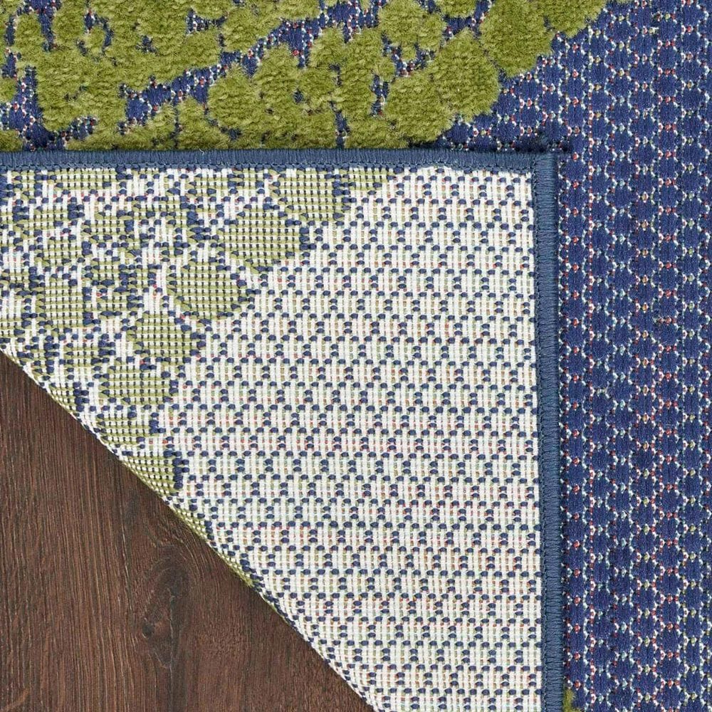 Nourison Aloha 9&#39; x 12&#39; Blue and Multicolor Indoor/Outdoor Area Rug, , large