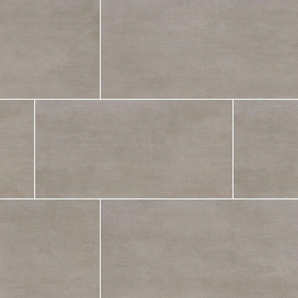 MS International Gridscale Gris 12" x 24" Ceramic Tile, , large