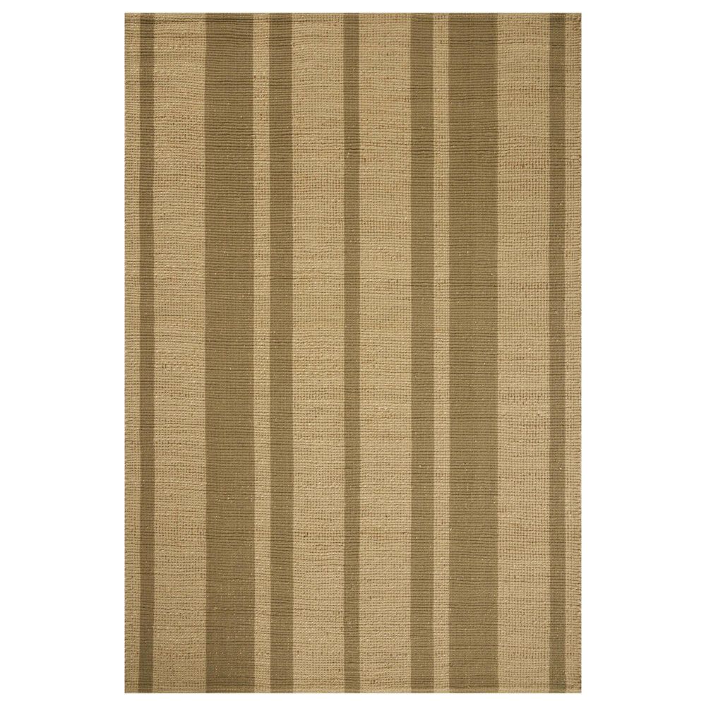 Loloi Weatherstaff Natural and Olive 3"6" x 5"6" Area Rug, , large