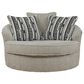 Ashley Calnita Oversized Swivel Accent Chair in Sisal, , large