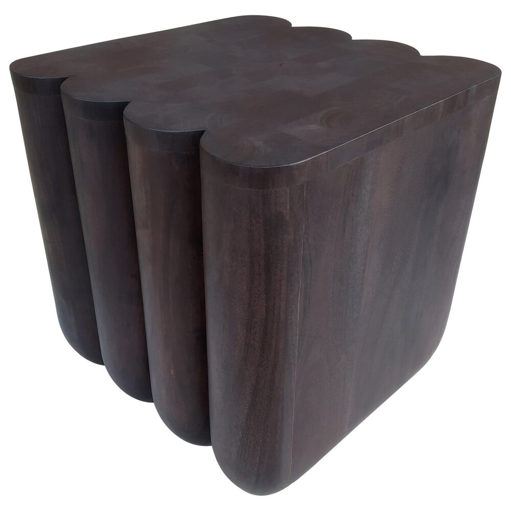 Moe"s Home Collection Punyo Punyo Accent Table in Espresso Brown, , large