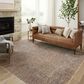 Angela Rose Blake 4" x 5"7" Taupe and Blue Area Rug, , large