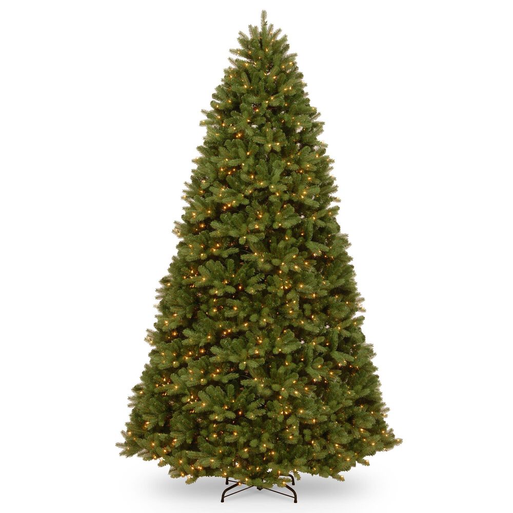 National Tree 9' Feel Real Newberry Spruce Hinged Tree with Dual Color LED Lights & PowerConnect, , large