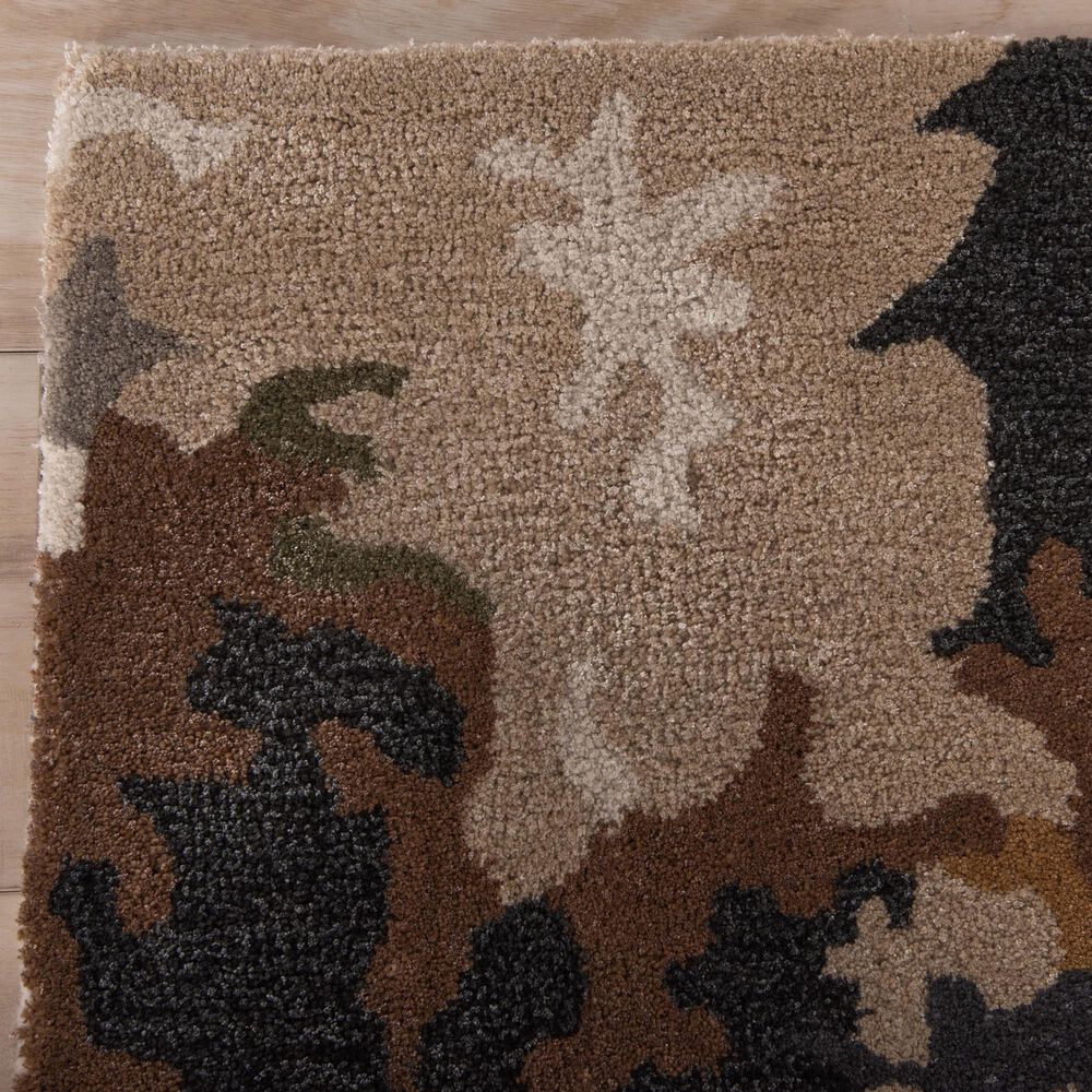 RIZZY Kinetic KIN534 Brown 8'9" x 11'9" Area Rug, , large