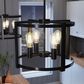 Hunter Astwood 18" 4-Light Chandelier in Matte Black, , large