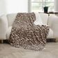 Duke Imports Safari Stripe Plush Throw in Beige and Brown, , large
