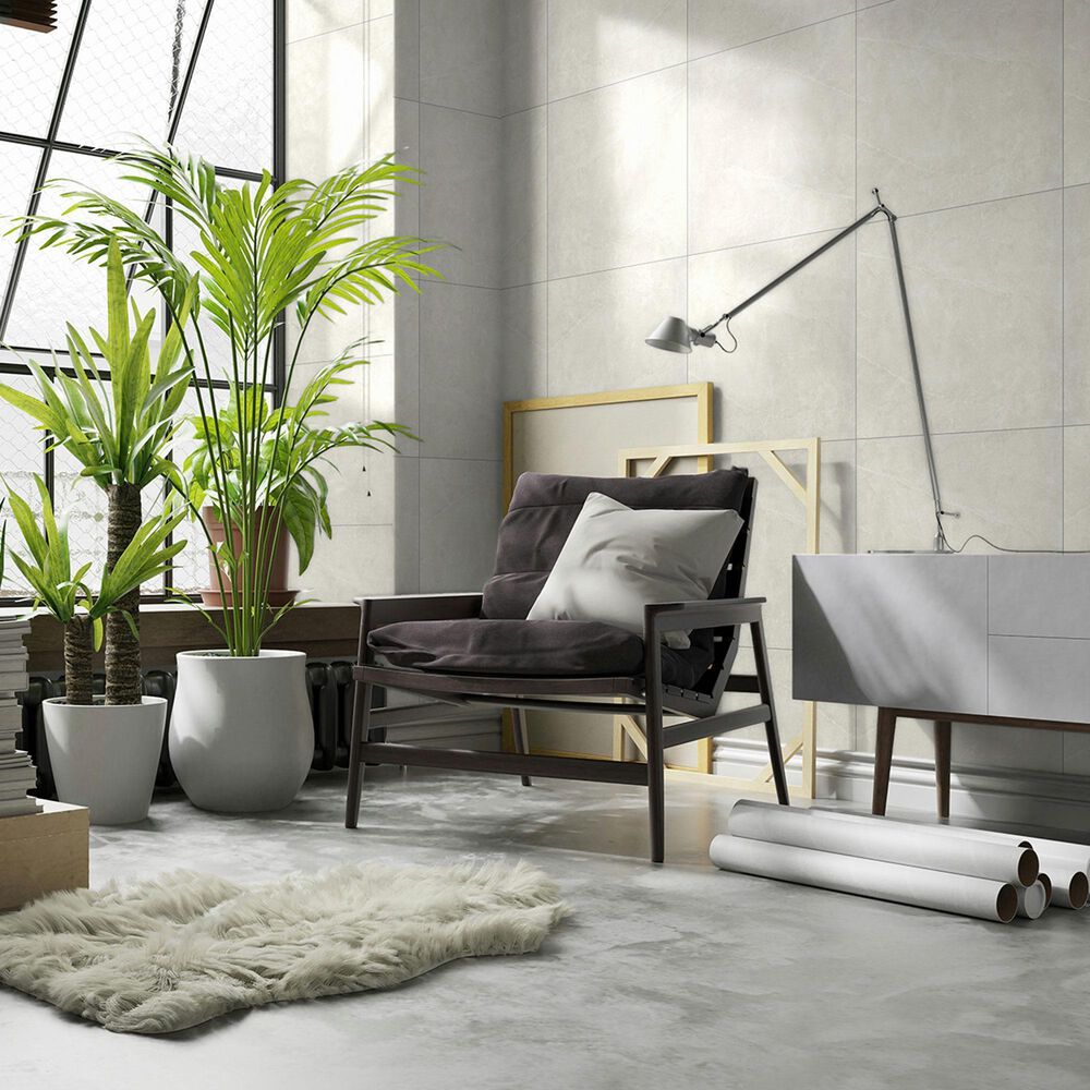 Emser Sterlina Silver 24&#39;&#39; x 24&#39;&#39; Porcelain Tile, , large