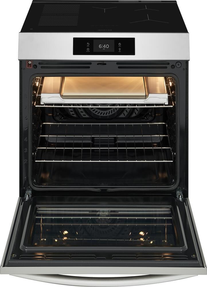 Frigidaire Gallery 30&quot; Freestanding Induction Convection Range with Stone-Baked Pizza in Stainless Steel, , large