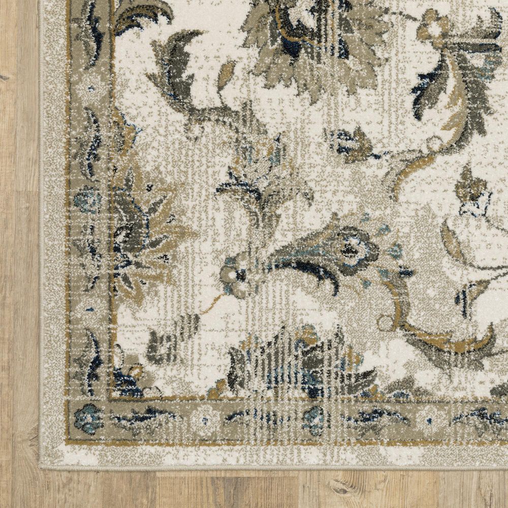 Oriental Weavers Venice Salerno 2&#39;3&quot; x 7&#39;6&quot; Beige and Gold Runner, , large
