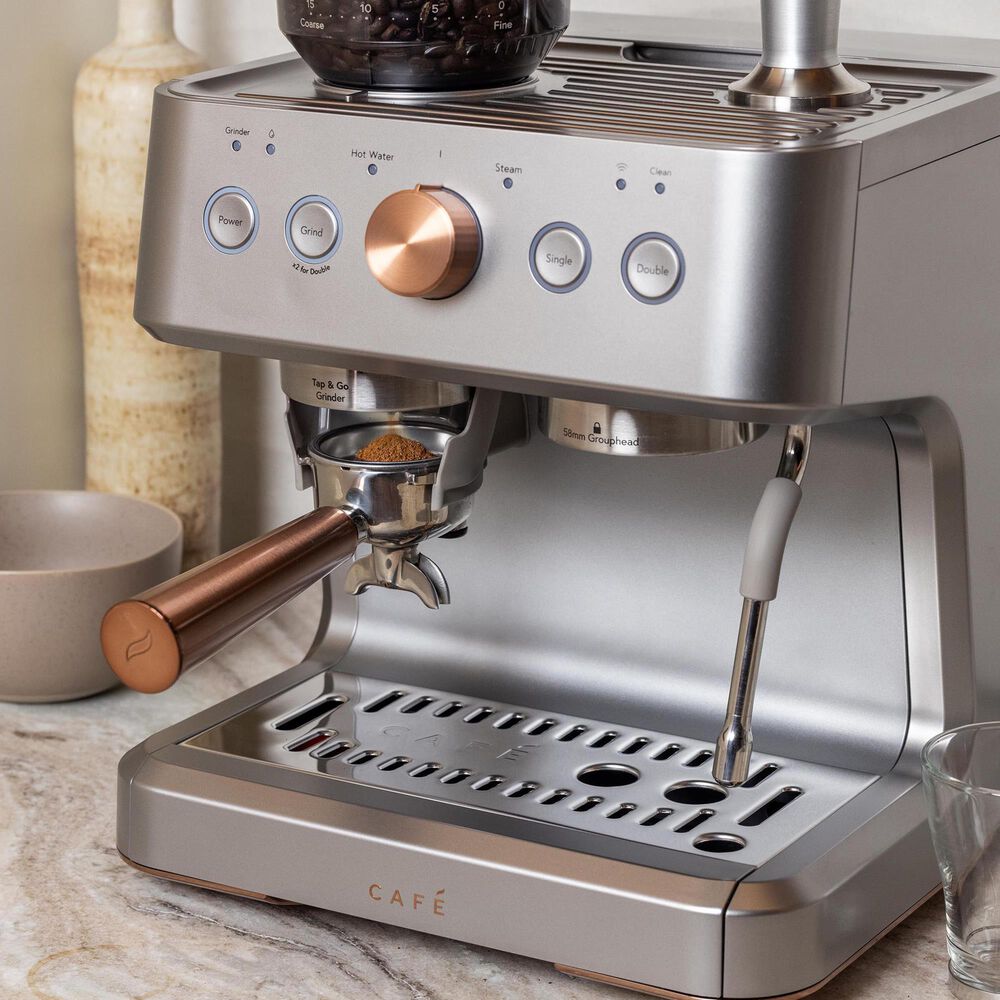 Cafe 2.8 L Bellissimo Espresso Machine in Stainless Steel, , large