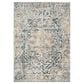 Surya Presidential PDT-2300 2" x 3"3" Blue, Gray and Orange Scatter Rug, , large