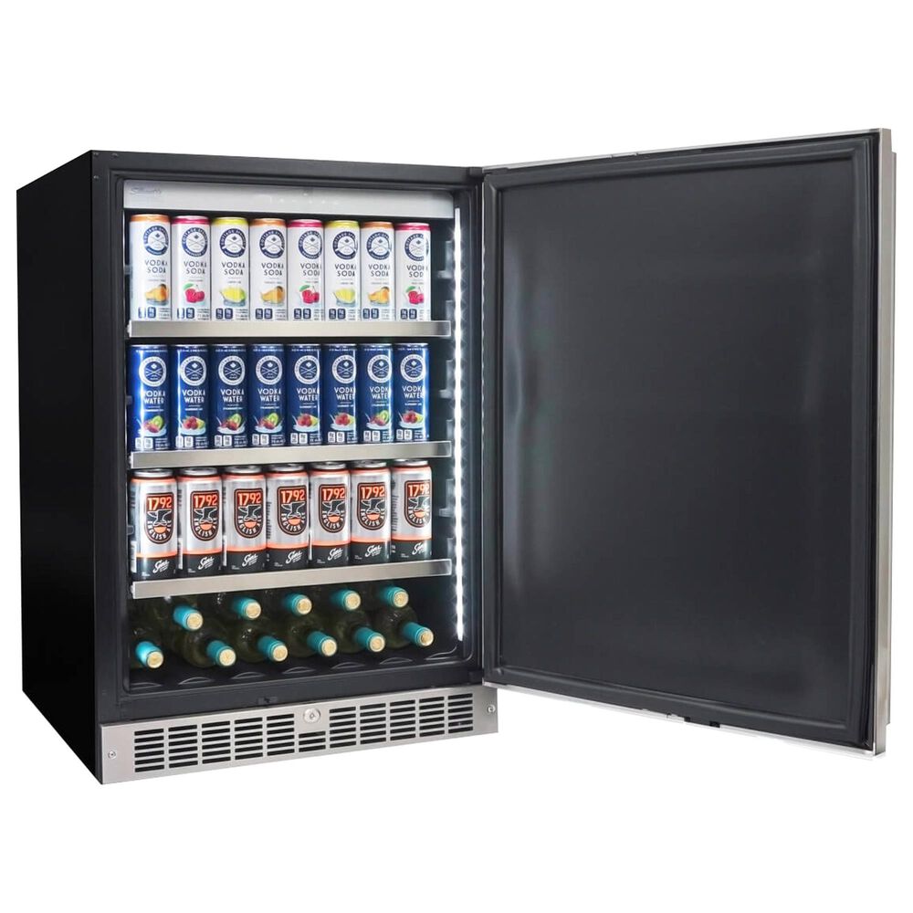 Danby 5.5 Cu. Ft. Built-In Compact Refrigerator in Stainless Steel and Black, , large