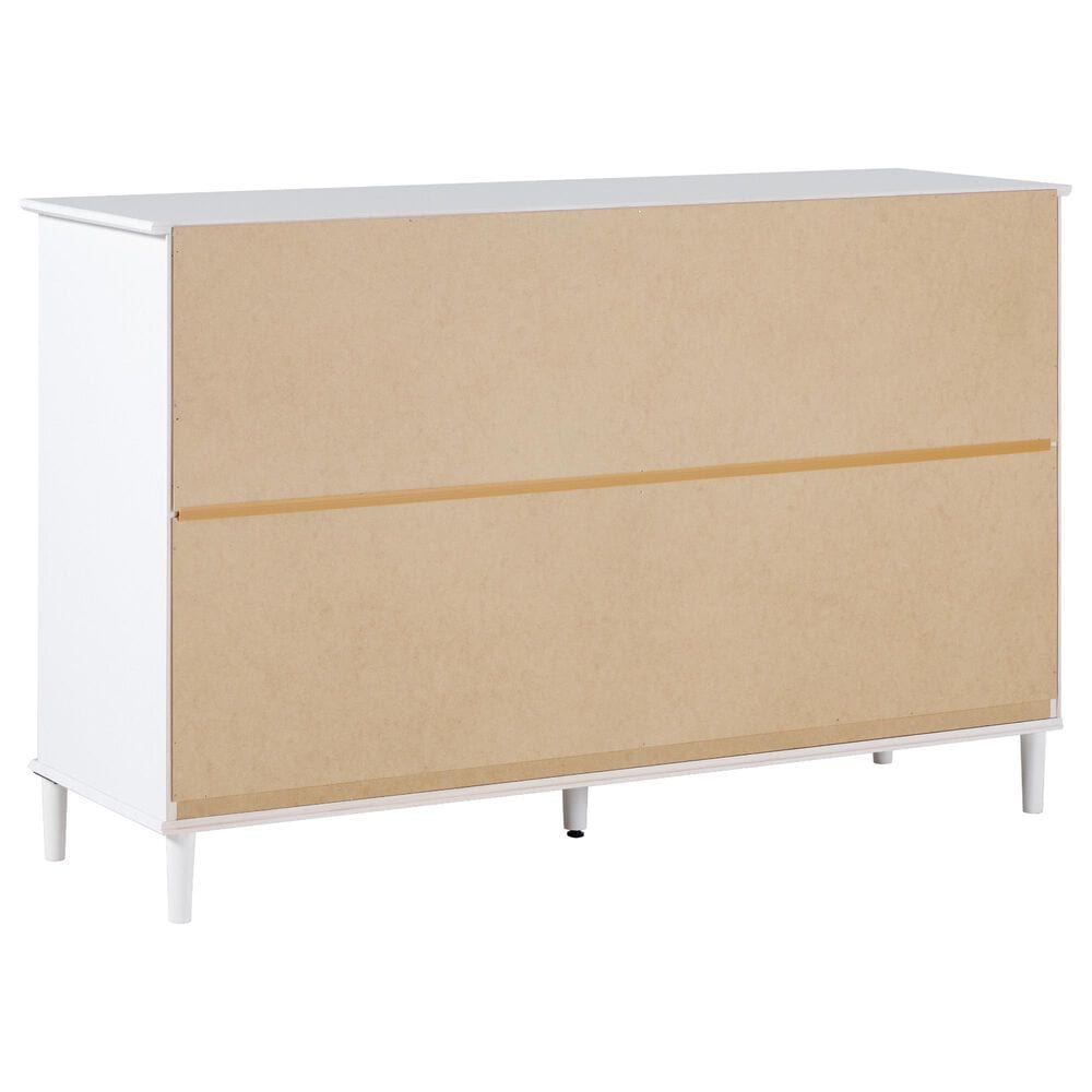 Walker Edison Spencer 6-Drawer Dresser in White, , large