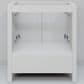 Lexora Home Jacques 30" Single Bathroom Vanity in White with 2 cm White Cultured Marble Top and Rectangular Sink, , large