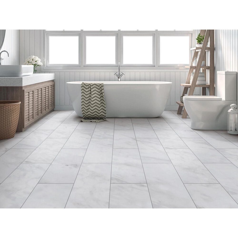 Shaw Synergy Frosted Pearl 12" x 24" Luxury Vinyl Tile, , large