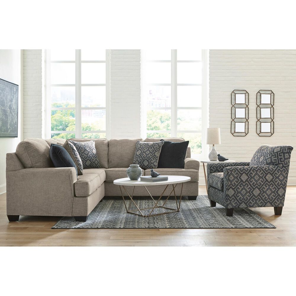 Signature Design by Ashley Bovarian 2Piece LShaped Sectional in Stone