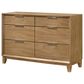 Crown Mark Florian 4 Piece Queen Storage Bed in Light Brown, , large