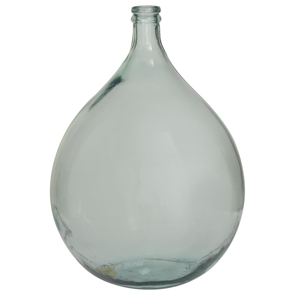 Maple and Jade Spanish Bottle Neck Decorative Vase in Tinted Light Blue, , large