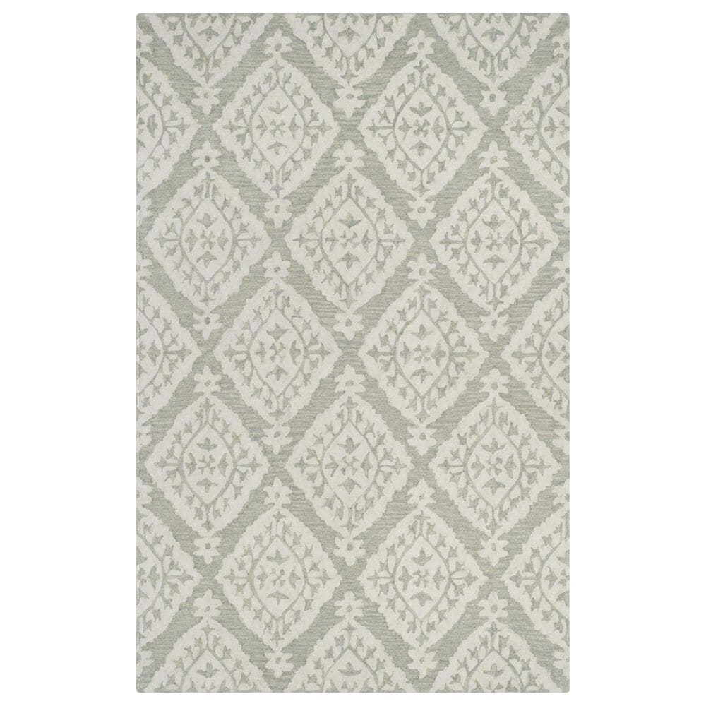 Safavieh Micro-Loop 5" x 8" Sage Area Rug, , large