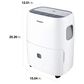 Whirlpool 50-Pint E-Star Dehumidifier in White, , large