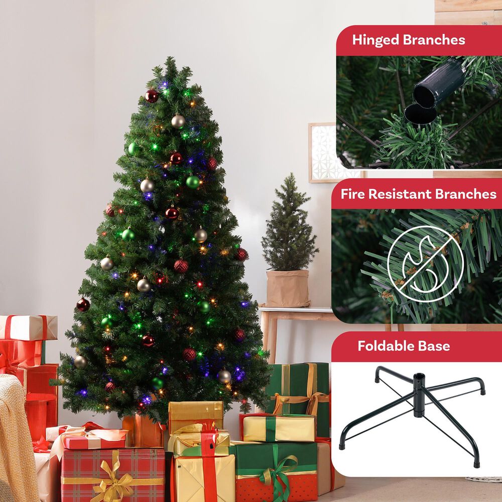 Timberlake 6 ft Christmas Tree with 250 LED Lights in Green, , large
