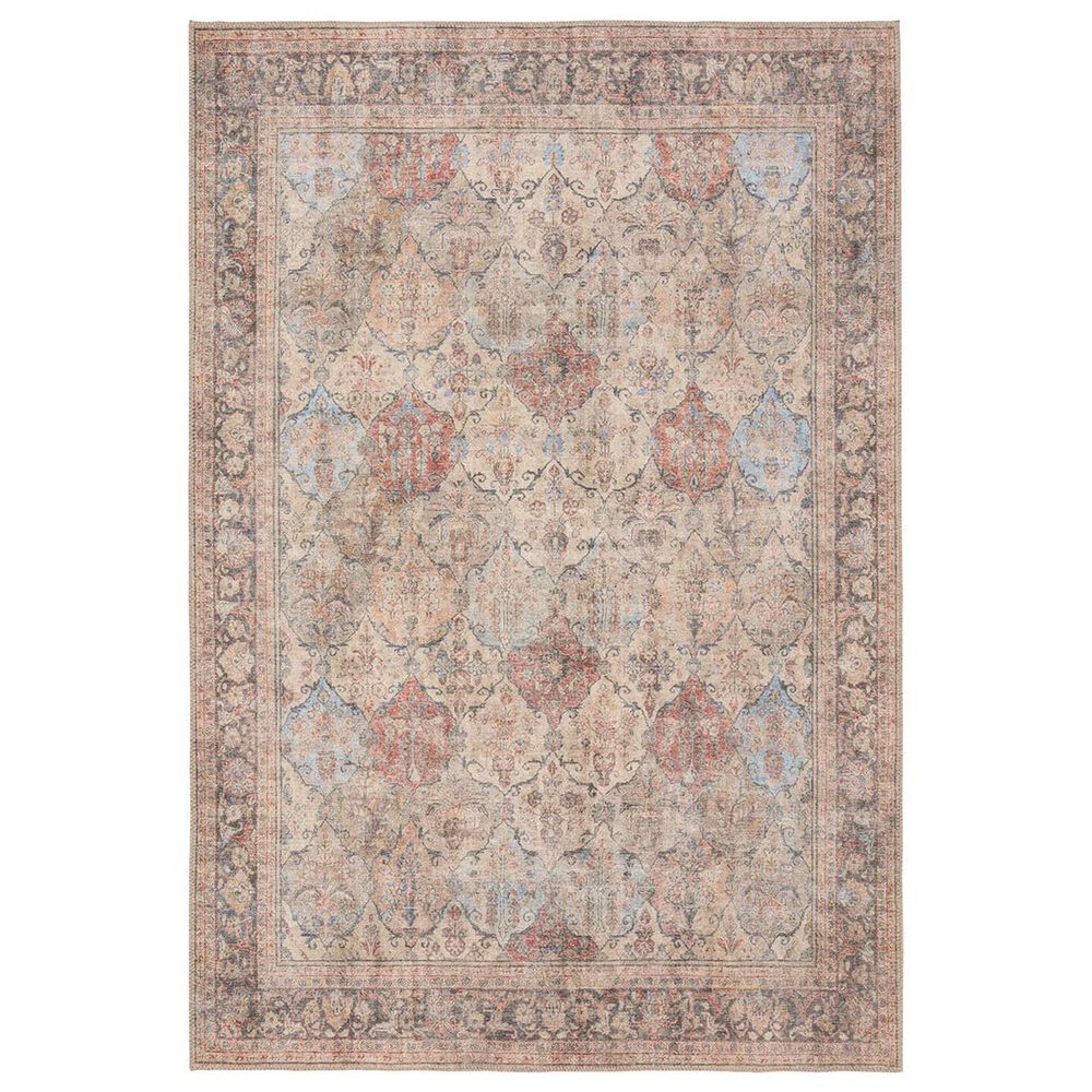 Jaipur Garcia Toreth 7"6" x 9"6" Moonlight, Major Brown, Humus, Arona and Light Mahogany Area Rug, , large