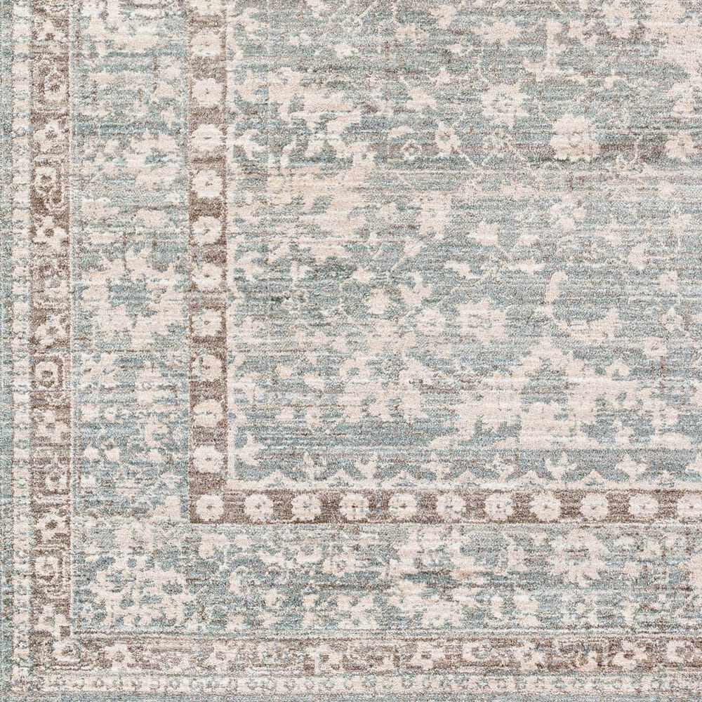 Surya Carlisle 2&#39;11&quot; x 10&#39; Light Sage, Pale Blue, Light Gray and Ivory Runner, , large
