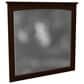 Archbold Furniture Shaker Dresser and Mirror in Brown Mahogany, , large