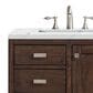 James Martin Vanities Addison 30" Single Bathroom Vanity in Mid Century Acacia with 3 cm Ethereal Noctis Quartz Top and Rectangular Sink, , large