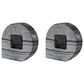 Ashley Janmour Table Clock in Black (Set of 2), , large