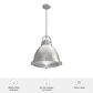 Hunter Bridgemoor 3-Light Pendant in Brushed Nickel, , large