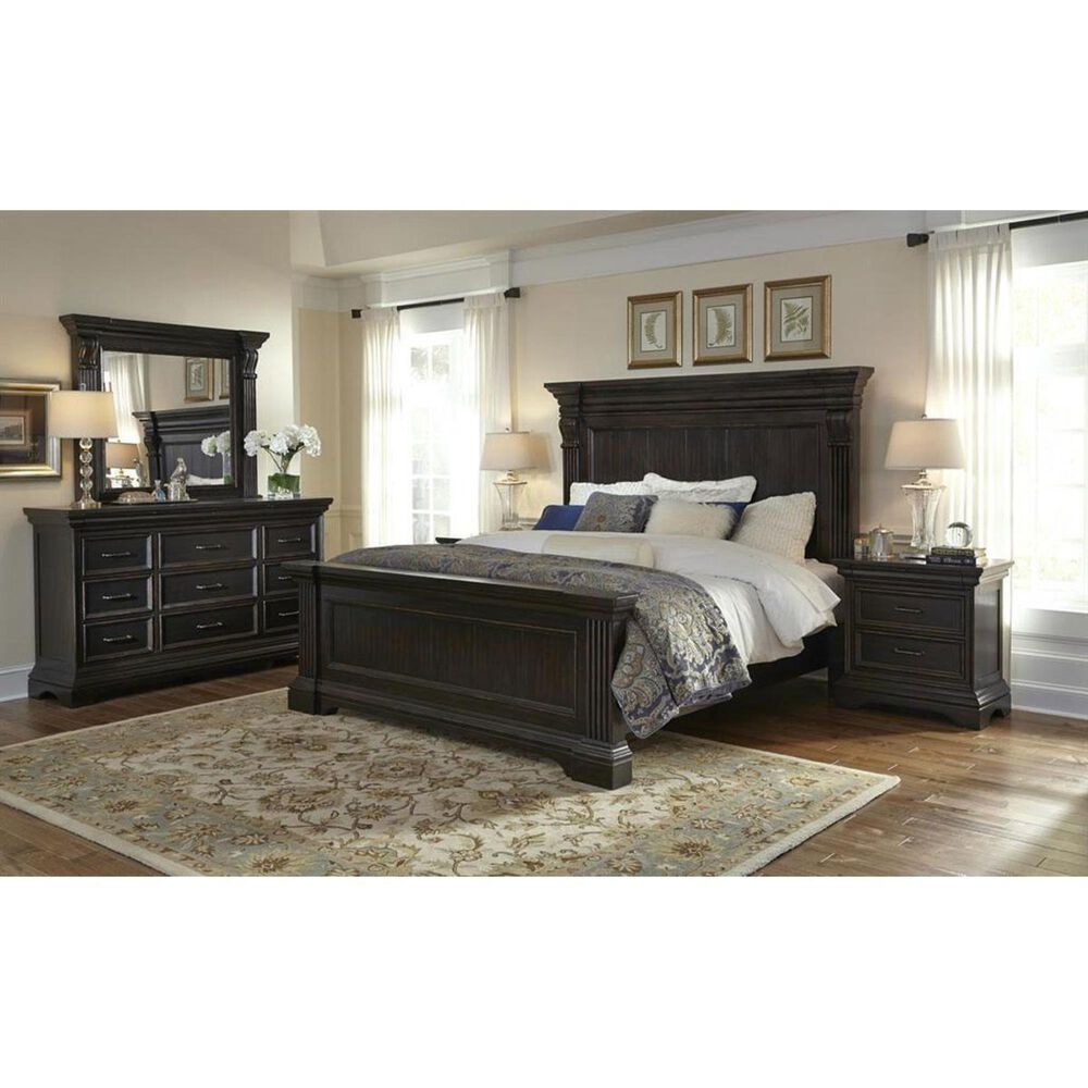 Chapel Hill Caldwell Queen Bed Panel in Dark Expresso, , large