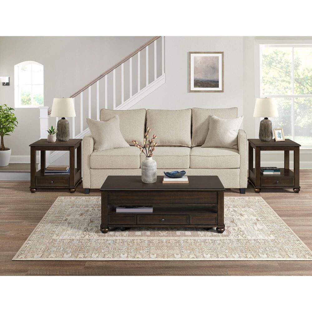 Mayberry Hill Wagner Rectangular Lift-Top Coffee Table in Cherry, , large